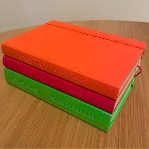 BIGBANG 2010 Books-RARE! Green Making Photobook-Orange 09/10 Memories-Red Diary